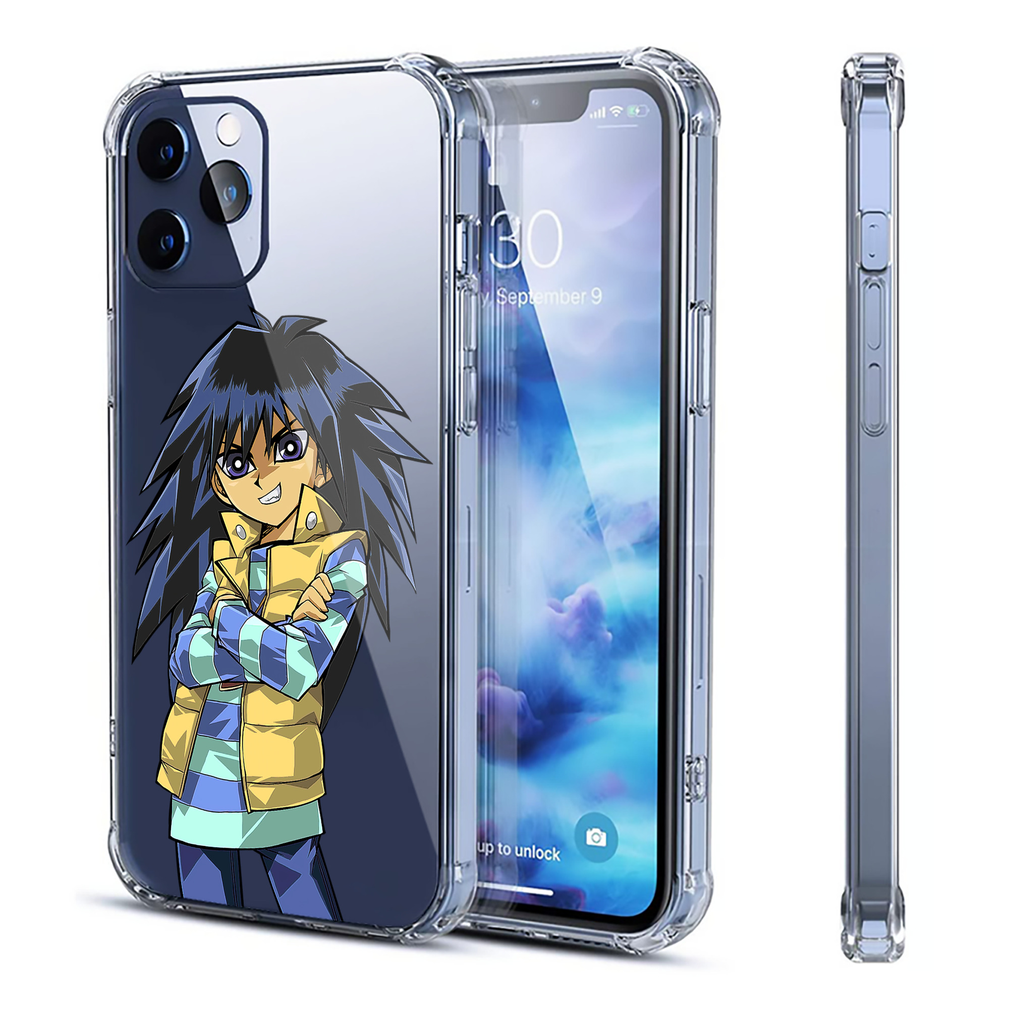 （画像用） 遊☆戯☆王 Yu-Gi-Oh! 【iPhone 12シリーズ対応】透明スマホケース（クリアソフトケース）